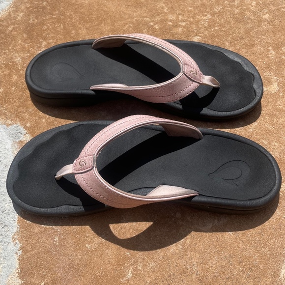 Olukai "Ohana" women's flip flop sandal thong (Size: 7/Pink) - Picture 4 of 7